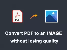 PDF to JPEG without losing quality