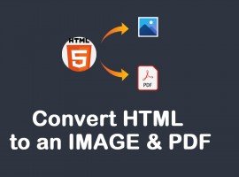 Convert HTML content to an Image and PDF using jquery