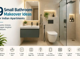 Small Bathroom Makeover Ideas for Indian Apartments