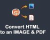 Convert HTML content to an Image and PDF using jquery