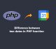 Difference between two dates in php