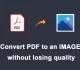 PDF to JPEG without losing quality